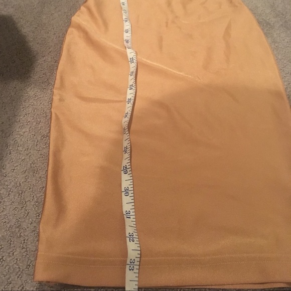 Tank dress nude/peach body con - Picture 3 of 4